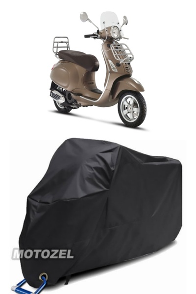 AutoZEL فيسبا بريمافيرا 50 تورينج أسود للدراجات النارية مقاوم للماء (متوافق م...