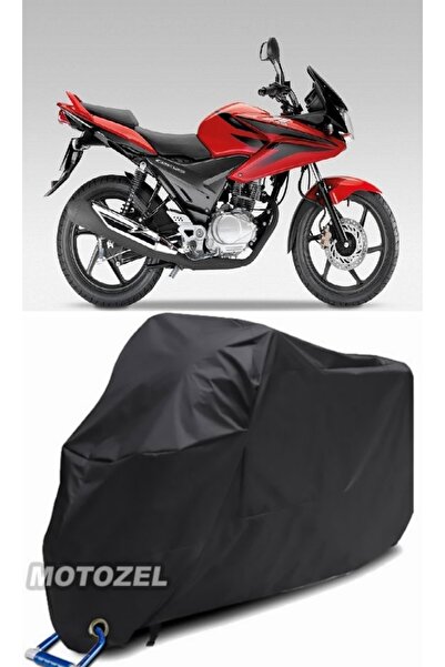 MotoZEL قماش مشمع أسود للدراجات النارية من هوندا CBF 150 متوافق مع القفل مقاو...