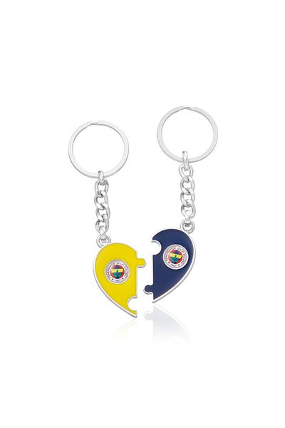 Fenerbahçe Couple Puzzle Licensed Metal Keychain