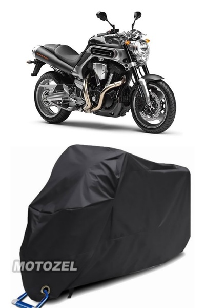 MotoZEL قماش القنب الأسود المتوافق مع قفل Yamaha MT-01 مقاوم للماء