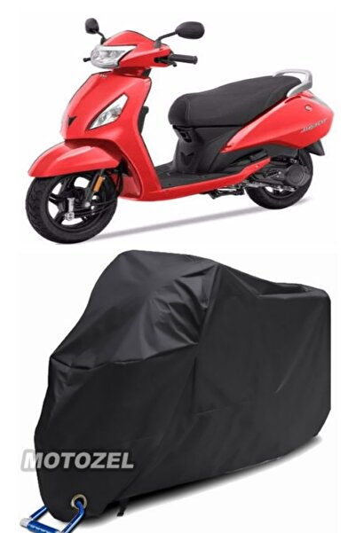 MotoZEL قماش القنب الأسود المتوافق مع TVS Jupiter Lock مقاوم للماء