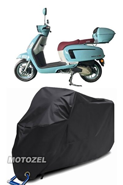 AutoZEL ألتاي ريستريتو 125 مغطى بقماش أسود للدراجات النارية مقاوم للماء (متوا...