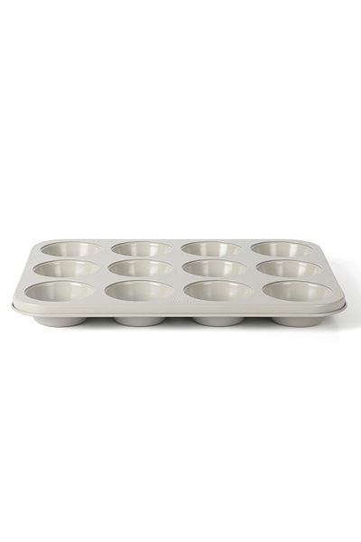 Martha Stewart Gallen Muffin Pan 12 Cups CS Cool Grey