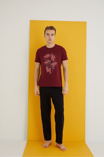 ELİTOL Combed Men's Pajama Suit