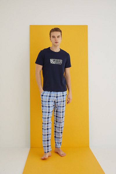 ELİTOL Combed Men's Pajama Suit
