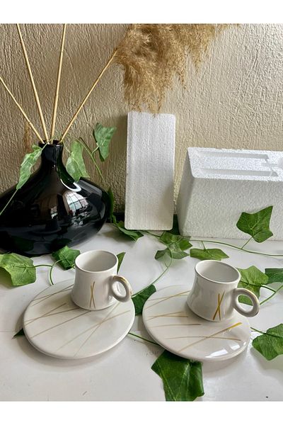 Arsim Home 2-Person 4-Piece Presentation Plate Cup Set