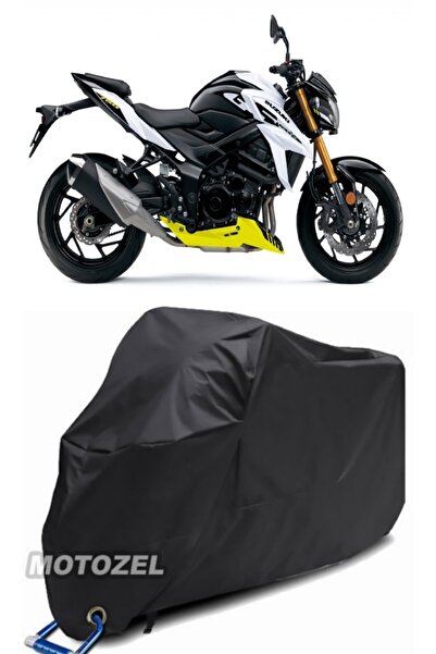 MotoZEL حقيبة خلفية سوداء لسوزوكي GSX-S 750 ABS وقماش قنب للدراجات النارية مت...