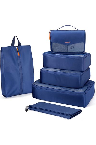 BAGSMART - 8 PCS Set Travel Packing Organizers Cubes