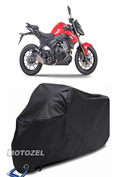 MotoZEL قماش القنب الأسود المتوافق مع قفل Voge 500 R مقاوم للماء