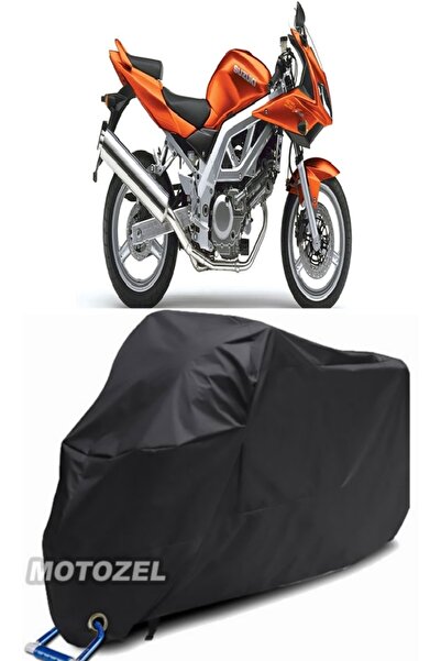 MotoZEL قماش القنب الأسود المتوافق مع قفل سوزوكي SV650S مقاوم للماء