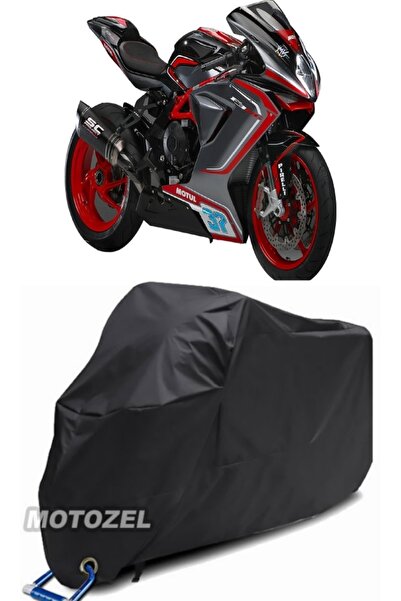 MotoZEL قماش القنب الأسود المتوافق مع قفل MV Agusta F3 800 RC مقاوم للماء