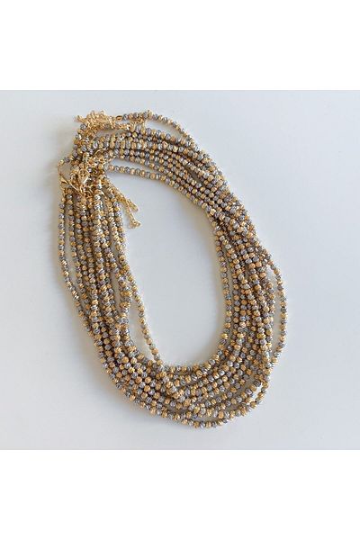 CHARMLUCKY Dorika Topçuk 2 Color Necklace