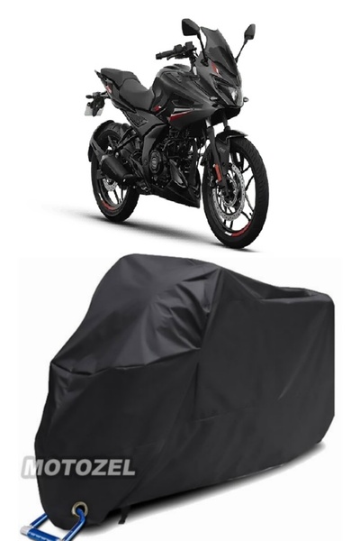 AutoZEL باجاج بولسار AS 150 مغطى بدراجة نارية سوداء مقاومة للماء (متوافقة مع ...