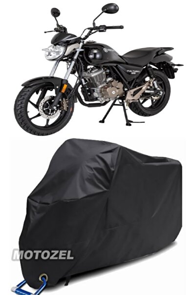 MotoZEL قماش القنب الأسود المتوافق مع قفل Mondial Vulture I-E مقاوم للماء