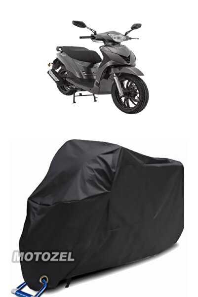 MotoZEL قماش القنب الأسود المتوافق مع قفل Mondial 125 Prostreet مقاوم للماء