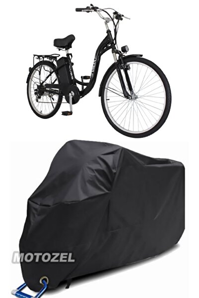 MotoZEL قماش مشمع أسود مقاوم للماء للدراجات النارية متوافق مع قفل VB3 من فولت...
