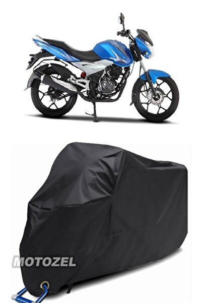 AutoZEL باجاج ديسكفري 125 ST غطاء دراجة نارية أسود مقاوم للماء (متوافق مع القفل)