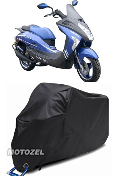 MotoZEL قماش مشمع للدراجات النارية من مونديال 150 ZC أسود متوافق مع الحقيبة ا...