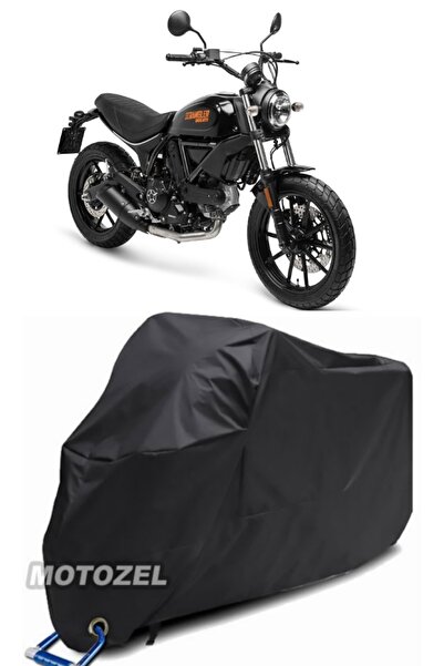 MotoZEL قماش القنب الأسود المتوافق مع قفل Ducati Scrambler Sixty2 مقاوم للماء