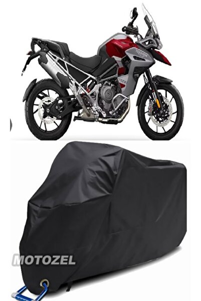 MotoZEL تريومف تايجر 1200 جي تي إكسبلورر متوافق مع قفل الدراجة النارية الأسود...