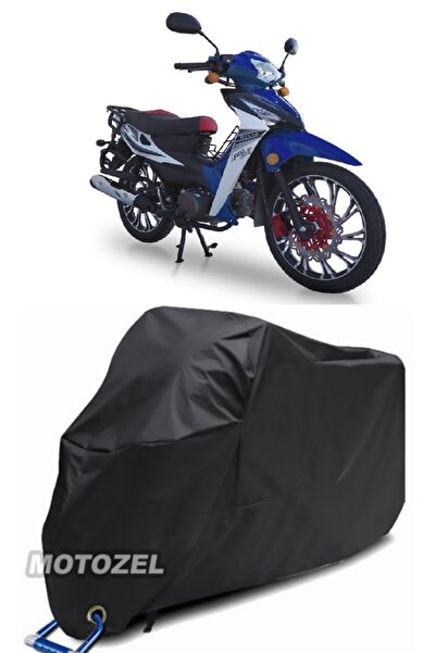 AutoZEL قماش مشمع موتولوكس أفريكا وولف للدراجات النارية أسود مقاوم للماء (متو...