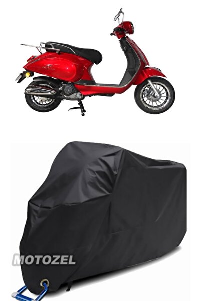 MotoZEL قماش Stmax Milan 50 Lock متوافق مع القماش المشمع الأسود للدراجات النا...