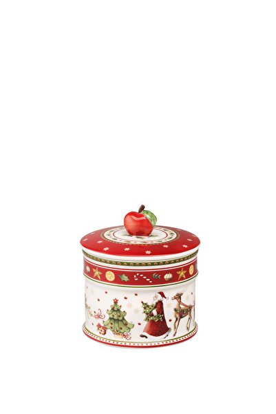Villeroy & Boch Winter Bakery Kapaklı Porselen Kavanoz 11 cm