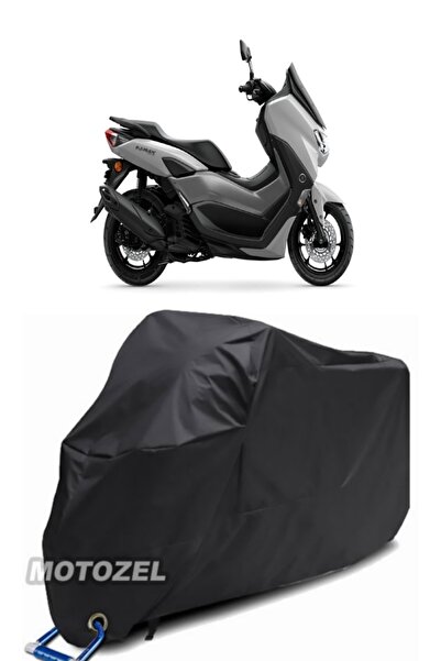 MotoZEL قماش القنب الأسود المتوافق مع قفل Yamaha NMax 155 مقاوم للماء