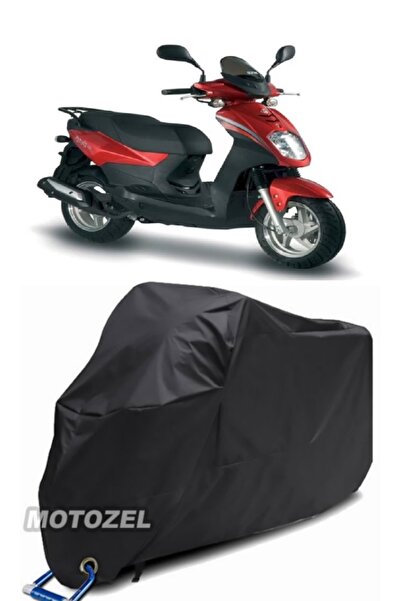 MotoZEL قماش القنب الأسود المتوافق مع قفل Sym Symply 125 مقاوم للماء