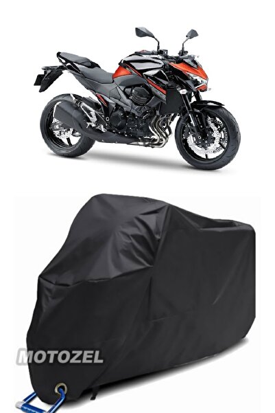 MotoZEL قماش القنب الأسود المتوافق مع قفل Kawasaki Z 800 مقاوم للماء