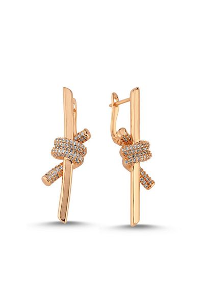 CHARMLUCKY Special Series Stone Knot Earrings