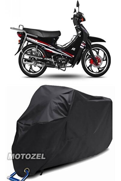 MotoZEL Yuki YK100-7 قفل متوافق مع القماش المشمع الأسود للدراجات النارية مقاو...