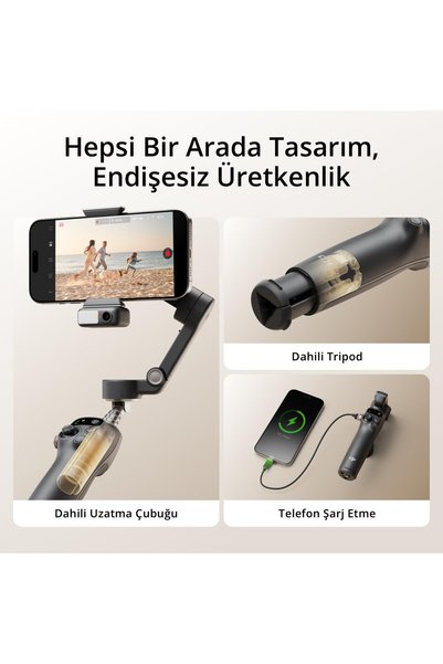 DJI Osmo Mobile 7P | DJI Türkiye Karacasulu Garantili |
