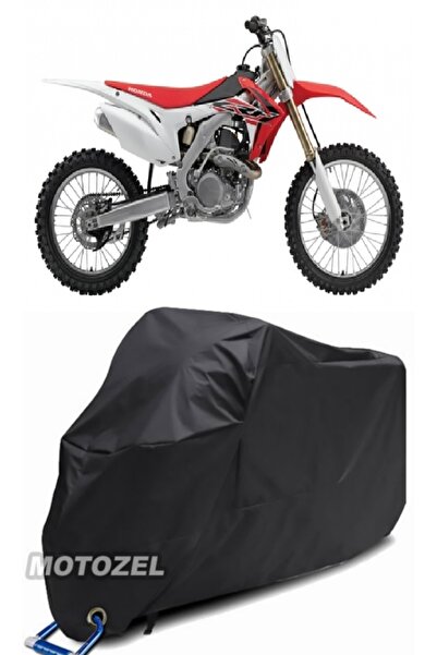 MotoZEL حقيبة خلفية سوداء لهوندا CRF 450 R وقماش قنب للدراجات النارية متوافق ...