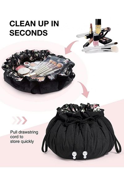 BAGSMART -Drawstring Make Up Bag