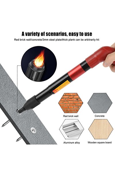 Denx Pneumatic nail drill for steel piercing and multi-color riveting, no nails DX2522