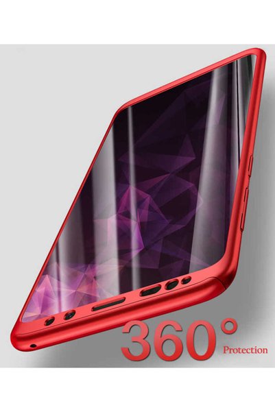 VARDAR AKSESUAR Galaxy J4 Plus Compatible Case 2-Piece 360 Protect Matte Slim Color Vrbjani Rubber Cover