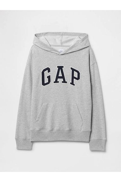 GAP Hanorac pentru băiat Gap Logo Grisini din țesătură Terry