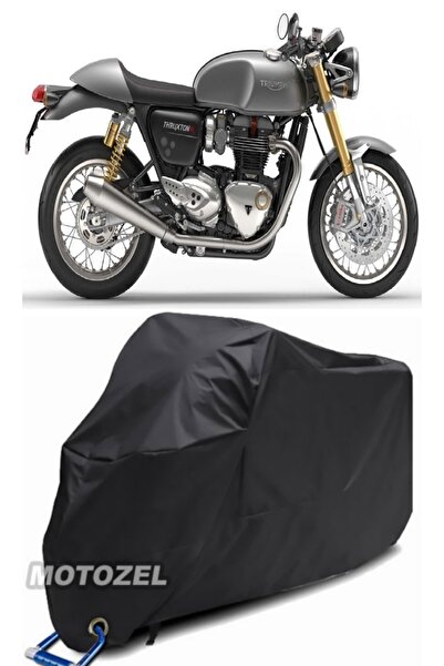 MotoZEL حقيبة خلفية سوداء من Triumph Thruxton 1200 R وقماش دراجة نارية متوافق...
