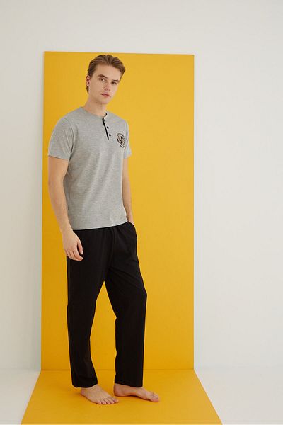 ELİTOL Combed Men's Pajama Suit