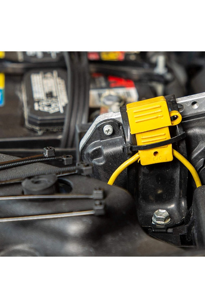 Generic 100pcs Black Nylon Cable Ties 368mm x 4.8mm