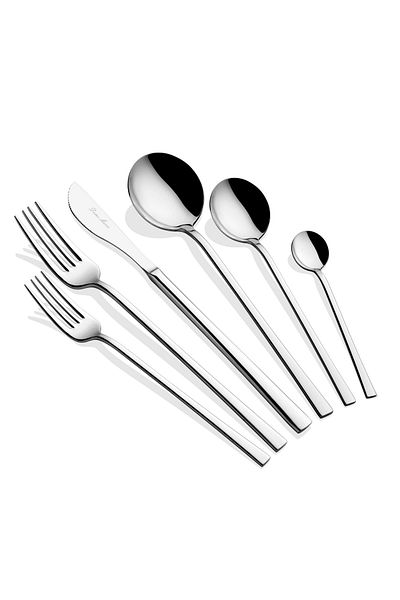 Dame Marie 36 Piece Silver Fork Spoon Set