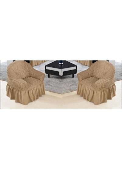 smart home Attractive bubble pattern stretch fabric sofa and chair cover, 2-piece set