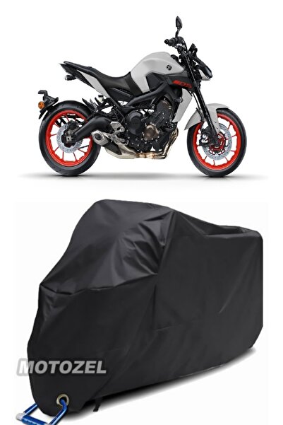 MotoZEL قماش القنب الأسود المتوافق مع قفل Yamaha MT-09 مقاوم للماء