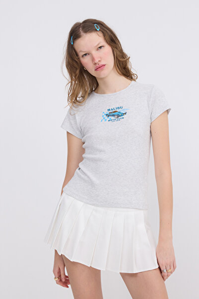 Addax Car Printed T-Shirt P1764