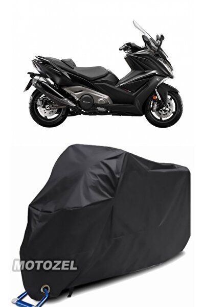 MotoZEL قماش القنب الأسود المتوافق مع قفل Kymco Ak 550 مقاوم للماء
