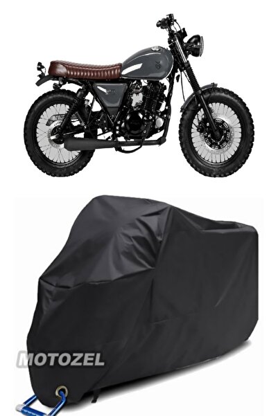 MotoZEL قماش مشمع للدراجات النارية متوافق مع الحقيبة الخلفية والقفل الأسود لل...