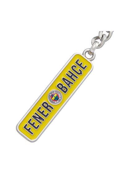 Fenerbahçe Coat of Arms and Lettering Licensed Metal Keychain