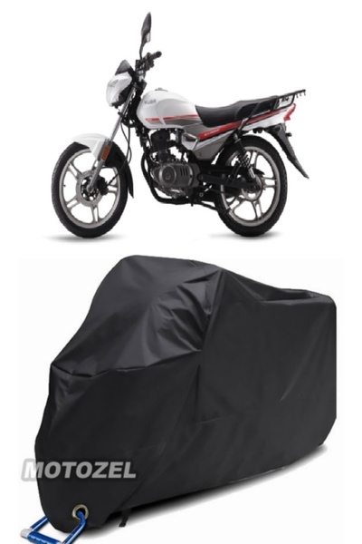 AutoZEL غطاء دراجة نارية أسود من Kuba Strike 150 مقاوم للماء (متوافق مع القفل)