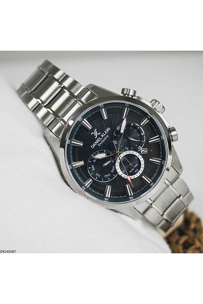 Daniel Klein Dk 345087   Men's Wrist Watch with Steel Cord